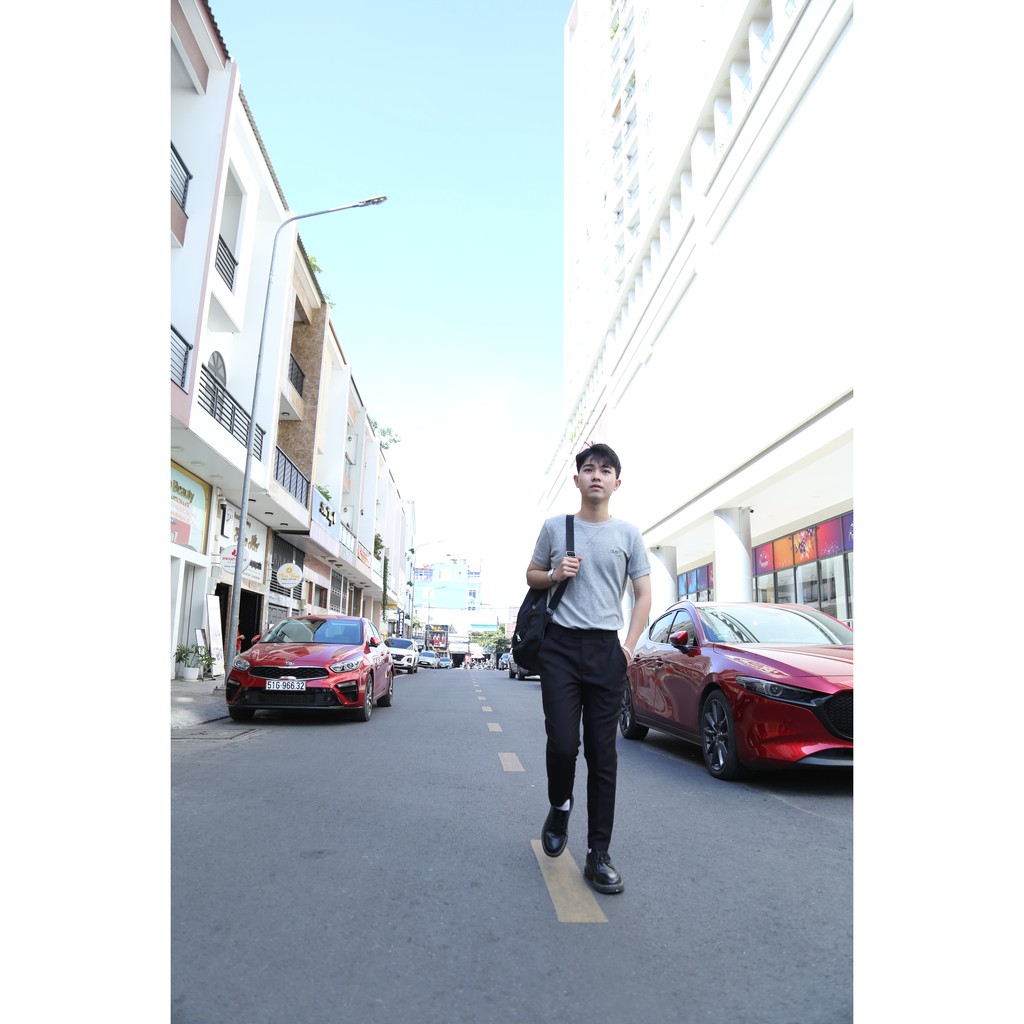 Áo thun nam cổ tròn DUSA vải Cotton co giãn,dày dặn, kích cỡ vừa vặn DS01 | BigBuy360 - bigbuy360.vn