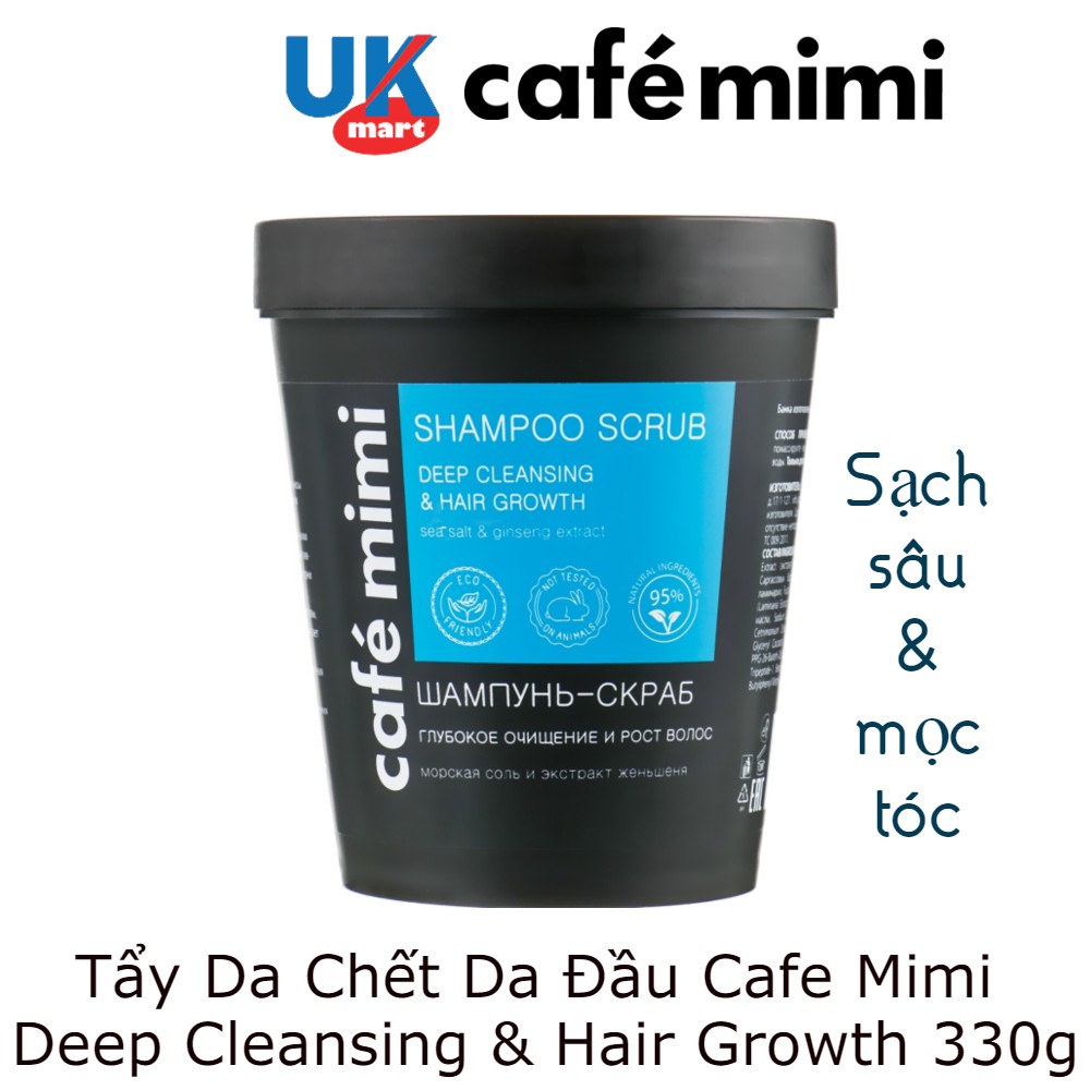 Tẩy Da Chết Da Đầu Cafe Mimi Shampoo Scrub 330g | BigBuy360 - bigbuy360.vn