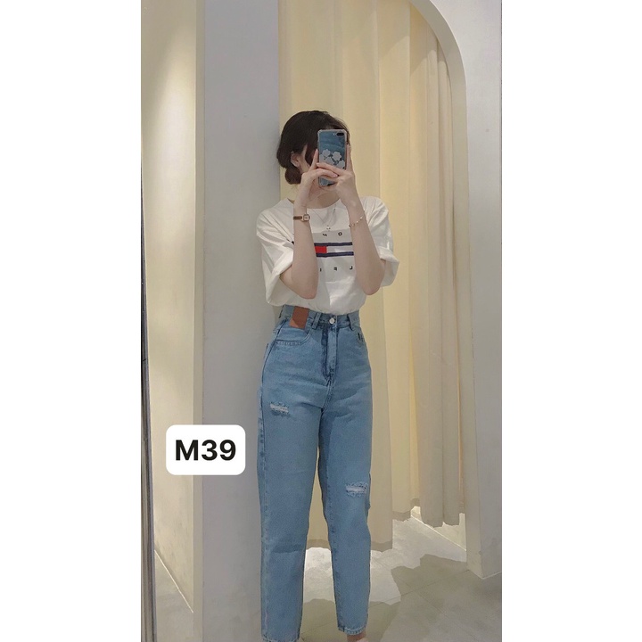 BAGGY JEAN 1, M39, Quần jean nam PATADO dáng baggy ống suông rộng Top xu hướng 2022