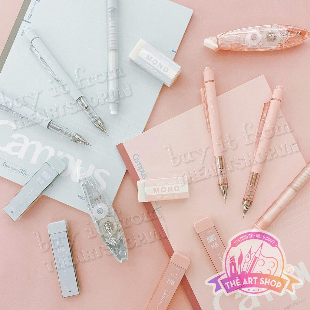 Bút chì cơ khí lắc đẩy ngòi TOMBOW Mono Graph FADED Limited phiên bản giới hạn Nhật Bản ngòi 0.5mm THEARTSHOP
