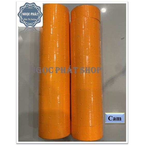 Giấy tem in giá, giấy dán giá - Loại Dày  (10 cuộn/cây)