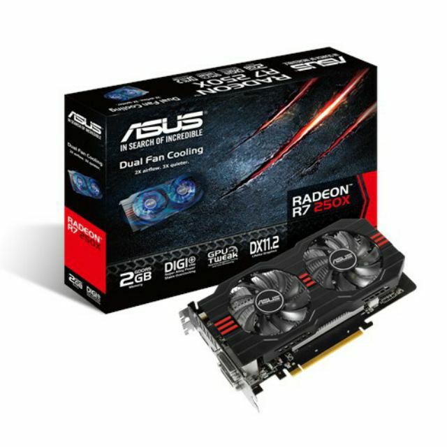 Card đồ họa VGA Asus R7 250X 2GD5