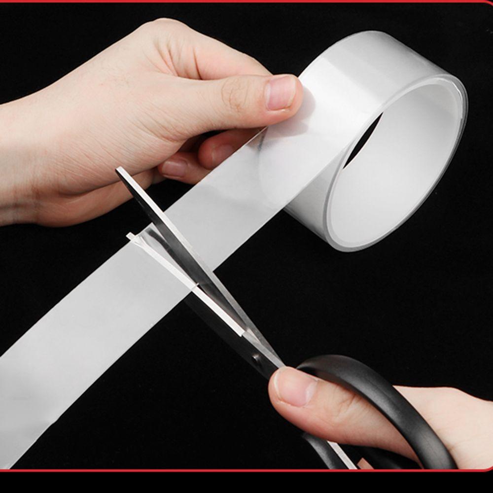 Cuộn Băng Keo Nano Trong Suốt Dán Bảo Vệ Mép Cửa Xe Hơi Đa Năng 2cm * 3m
