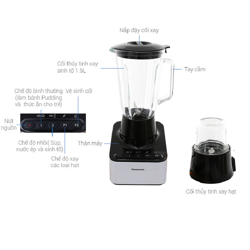 Máy xay sinh tố Panasonic PASO-MX-V300KRA, chính hãng, bảo hành 12 tháng trên toàn quốc
