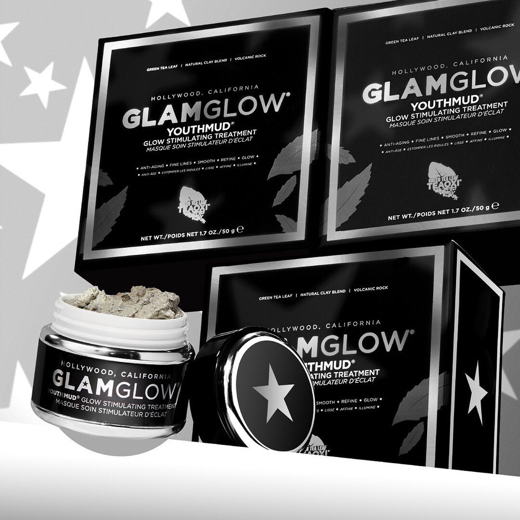 Mặt Nạ Đất Sét Giúp Sạch Sâu, Tẩy Tế Bào Chết & Se Khít Lỗ Chân Lông GlamGlow YouthMud Glow Stimulating Treatment 50ml
