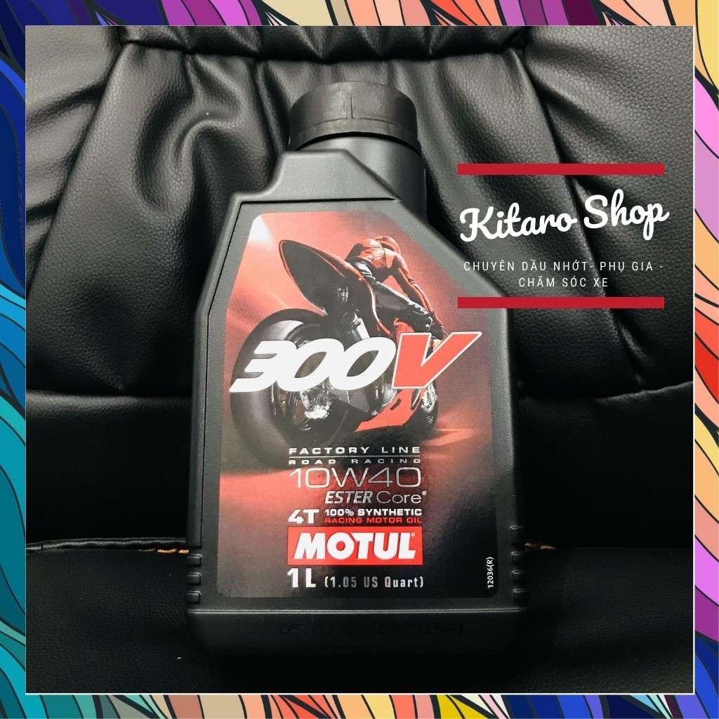 Nhớt MOTUL 300V 10W40 Tem 3 Lớp