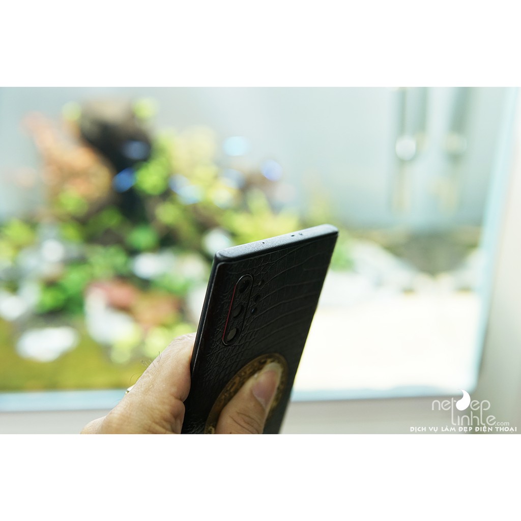 Miếng dán da điện thoai Samsung Note 10 plus –  Da bò thật 100% - chính hãng Nét Đẹp Tinh Tế