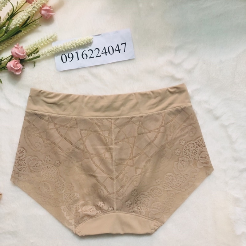 Set 10 Quần lót nữ lưng cao màu da, quần chíp nữ chất mát đẹp