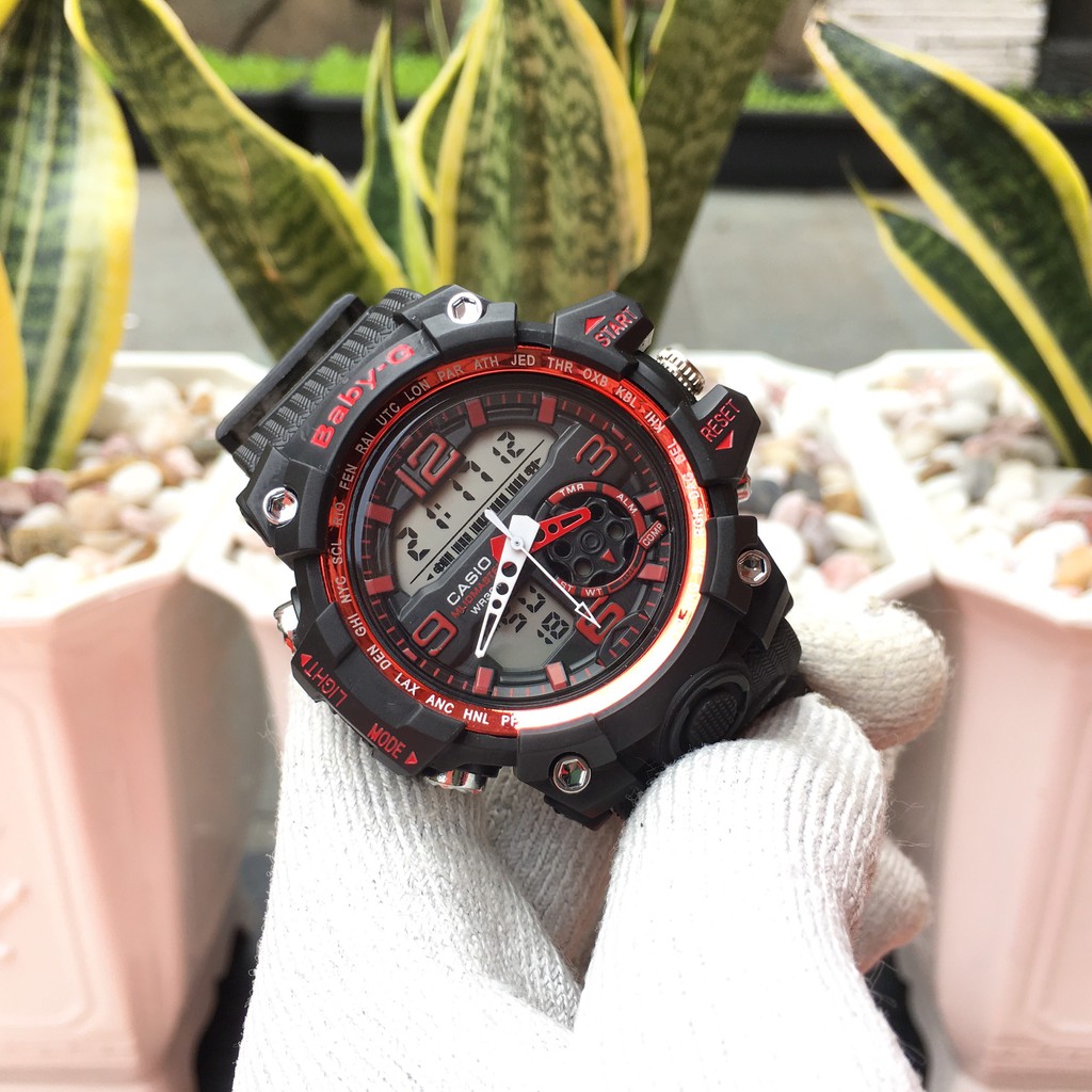 Đồng hồ điện tử thể thao unisex B-A-B-Y-G BBA02, mẫu hottrend giới trẻ 2021, chống nước 3atm, đèn led 7 màu | BigBuy360 - bigbuy360.vn