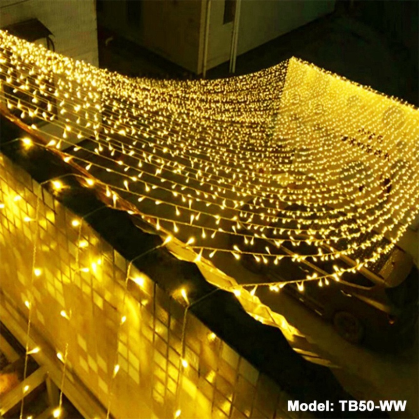 DÂY ĐÈN NHÁY 50M VÀNG NẮNG HOẶC ĐỦ MÀU CÔNG NGHỆ LED