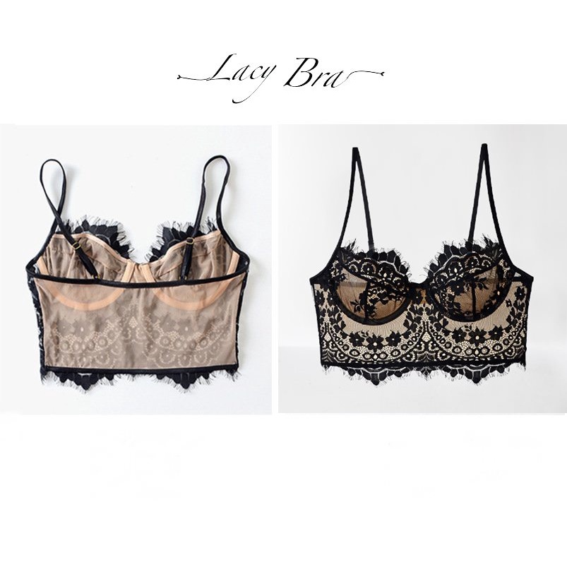 Áo Bralette Ren Mỏng Sexy Có Gọng Nâng Đẩy Ngực Lacy Bra - AL30 | BigBuy360 - bigbuy360.vn