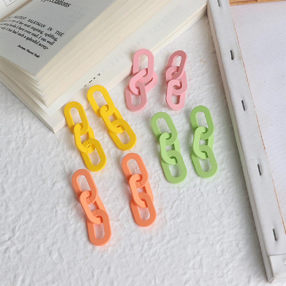 Bông Tai Acrylic WMES15H Phong Cách Bohemia Dành Cho Nữ