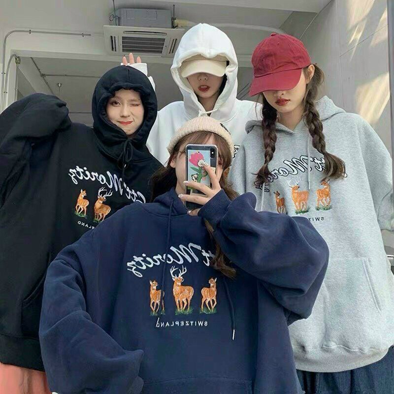 Áo nỉ hoodie zip in 5D unisex dài tay nam nữ cao cấp, áo phông nỉ bông da cá sweater mặc đôi, couple ulzzang K130 | BigBuy360 - bigbuy360.vn