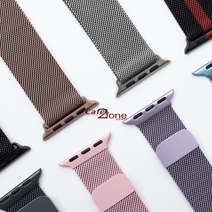 Dây đeo Apple Watch 38mm và 42mm chất liệu Thép Milanese Loop