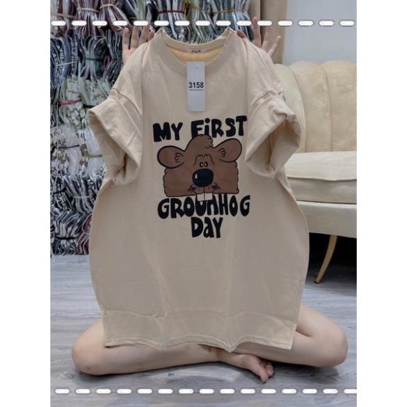 [Rẻ Vô Địch] Áo Phông Tay Lỡ Cotton Khô Thun 3158 Nam Nữ Unisex MyFirst