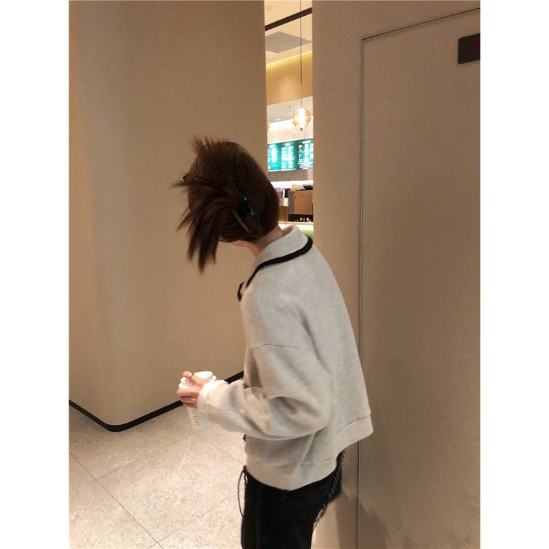 Áo Khoác Cardigan Ngắn Có Dây Kéo Thời Trang Mùa Thu Mới Cho Nữ