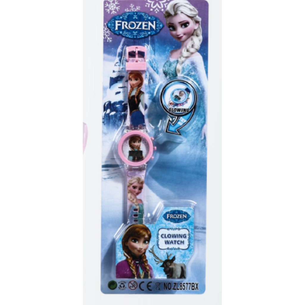 Đồng hồ điện tư đèn led nhiều mẫu nhân vật cho bé