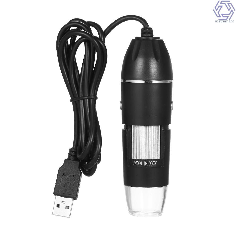 Kính hiển vi điện tử USB cầm tay có 8 bóng đèn led tiện lợi