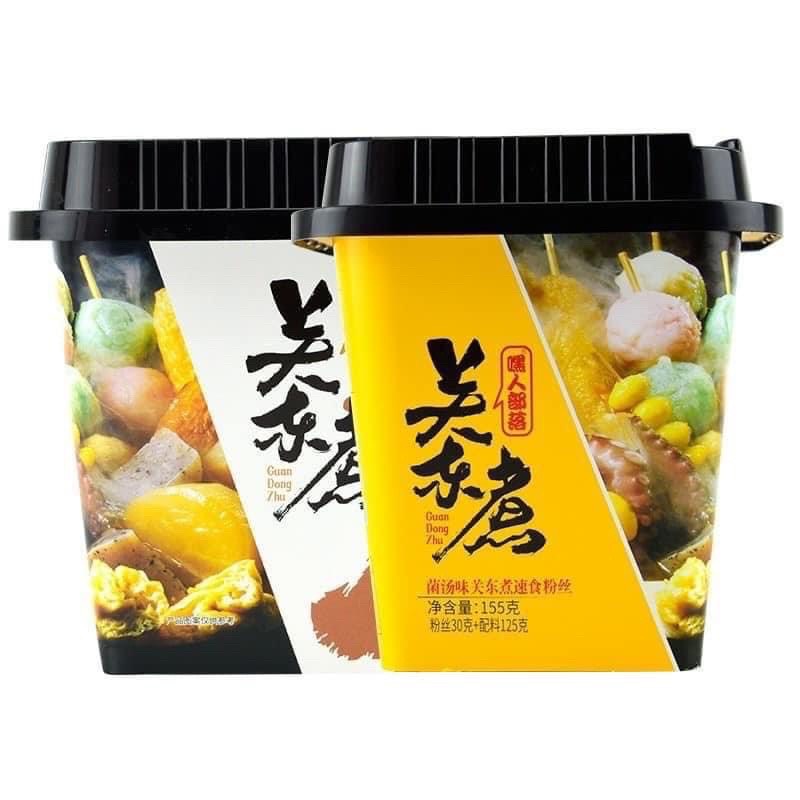 Cốc lẩu miến hải sản đủ topping (mực, cá viên, chả cá, phomai,..) 155g siêu ngon, hit hot