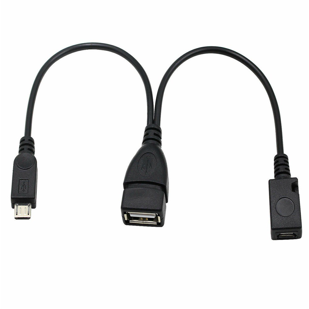 Cáp Chuyển Đổi Otg Micro Usb Chữ Y 20cm 2 Trong 1 Siêu Bền Nhiều Màu Sắc