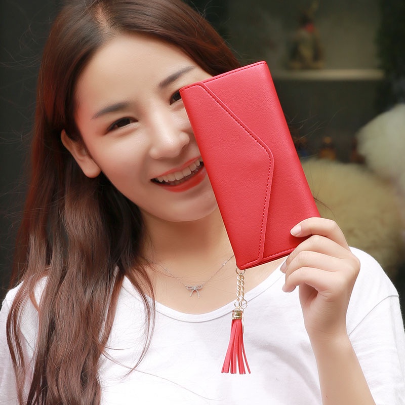 Ví Nữ Hình Trái Tim Đơn Giản Đa Năng Thời Trang