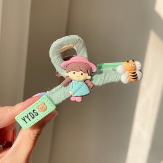 Kẹp Tóc Vải Hình Cá Mập Hoạt Hình Dễ Thương