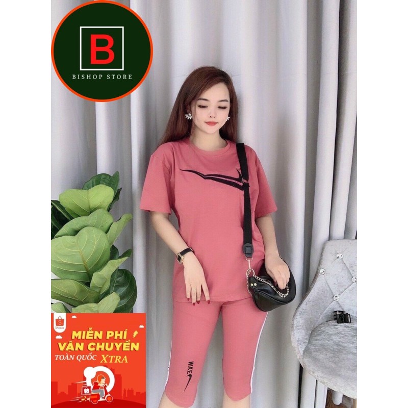 (BÁN GIÁ XƯỞNG XIN ĐÁNH GIÁ) (Có tới size 85kg) Bộ đồ thun lửng, set đồ mặc nhà phong cách thể thao | BigBuy360 - bigbuy360.vn