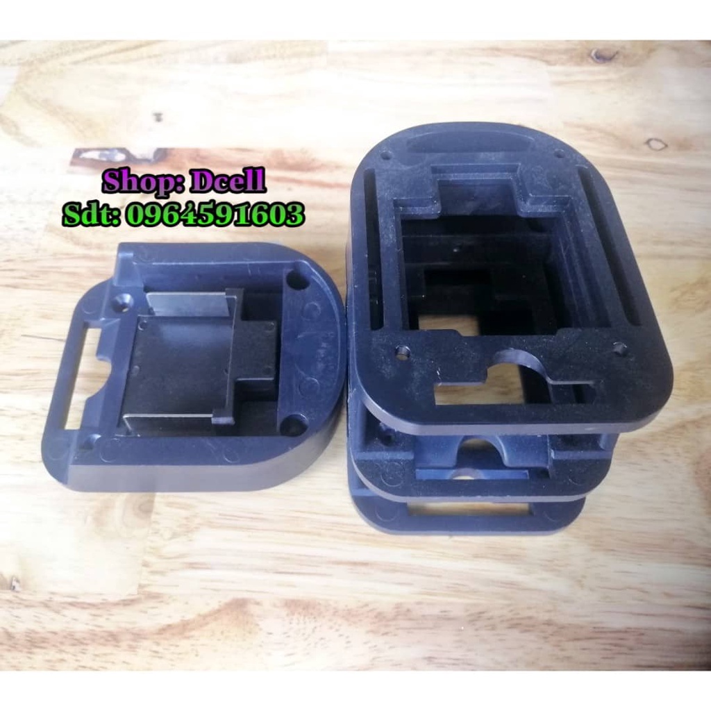 Đế Pin Makita Trượt 14.4v - 18v Nhựa ABS Đút Siêu Cứng - Phù Hợp Với Nhiều Loại