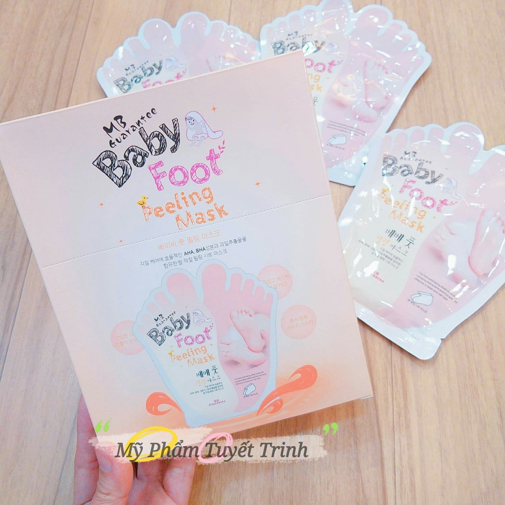 Mặt Nạ Ủ Da Chân Baby Foot Peeling Mask MẪU MỚI