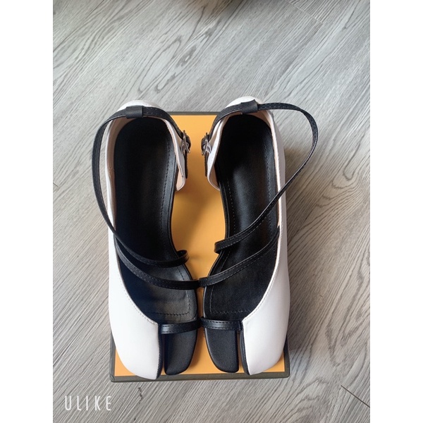 Giày cao gót nữ xẻ móng lợn MAISON MARGIELA xỏ ngón gót trụ 6cm order