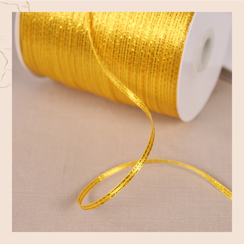 Ruy băng viền ánh kim