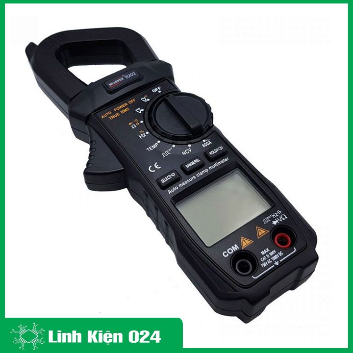 Đồng hồ kẹp dòng Winapex ET8202, kìm kẹp dòng kỹ thuật số màn hình LCD đo điện vạn năng