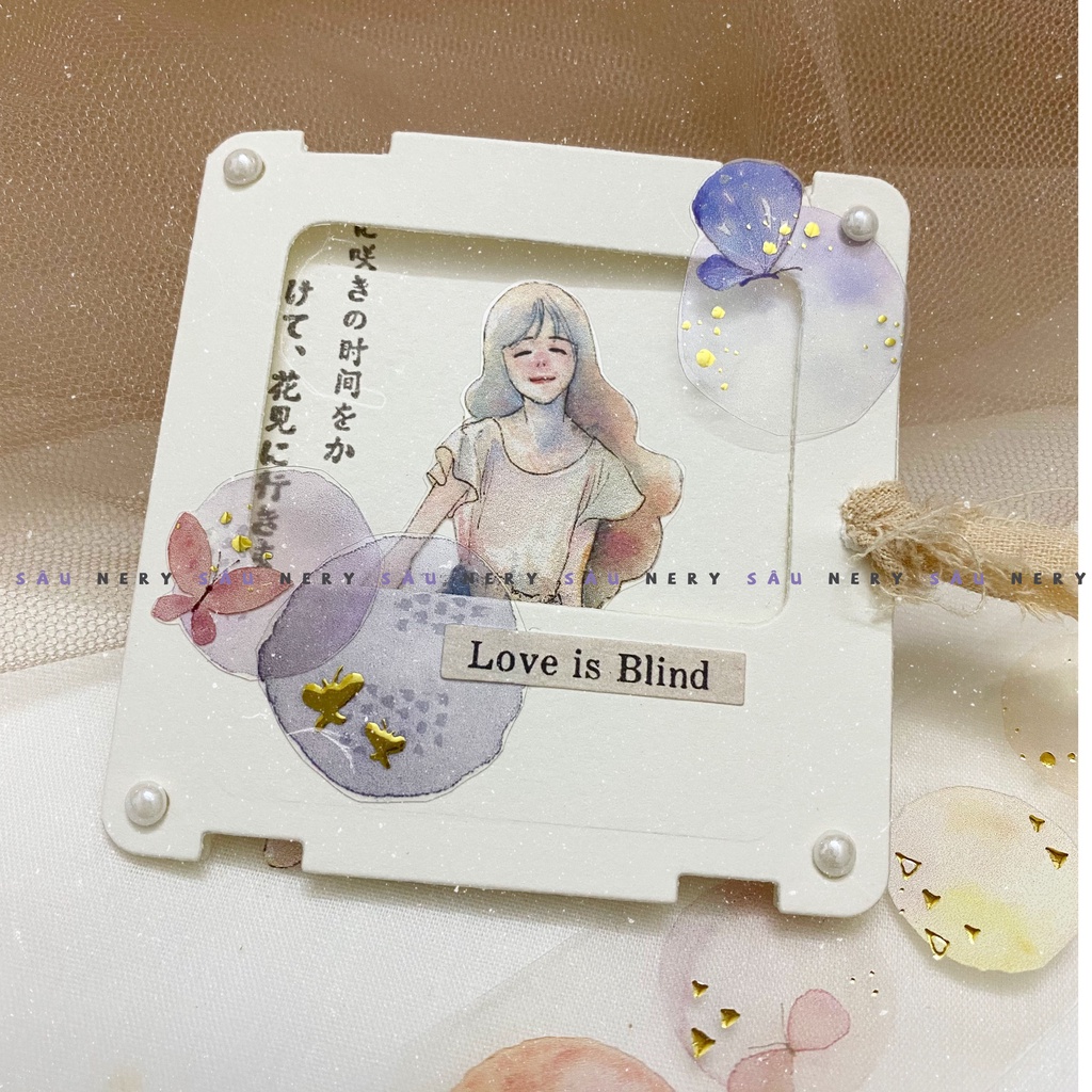 Sâu Nery - Sticker Bubble world 5 Washi tape by Peipan