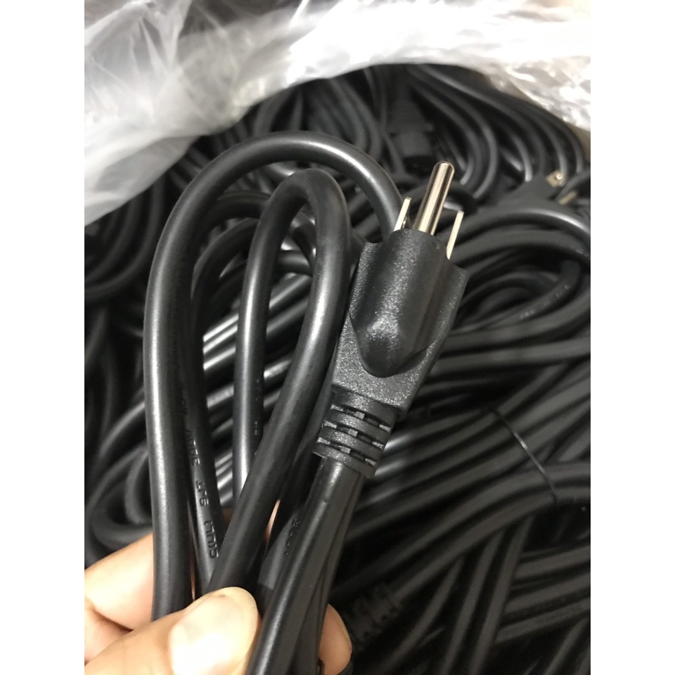 Dây nguồn máy tính 3 chấu 10A, 250V, 3 x 0.824mm2, dài 3m chính hãng