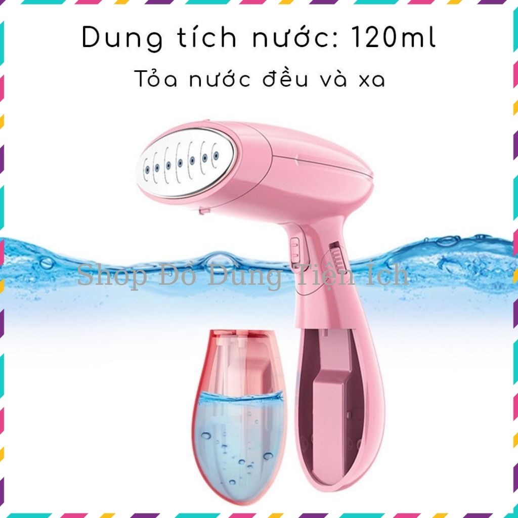 Bàn ủi hơi nước cầm tay bàn là hơi nước chính hãng Sonaky gấp gọn công suất 1300w, Bảo Hành 12 Tháng