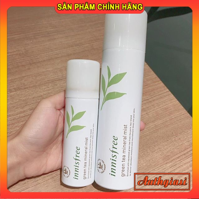 Xịt khoáng trà xanh Innisfree Green Tea Mineral Mist Xk 50-150ml XK | BigBuy360 - bigbuy360.vn
