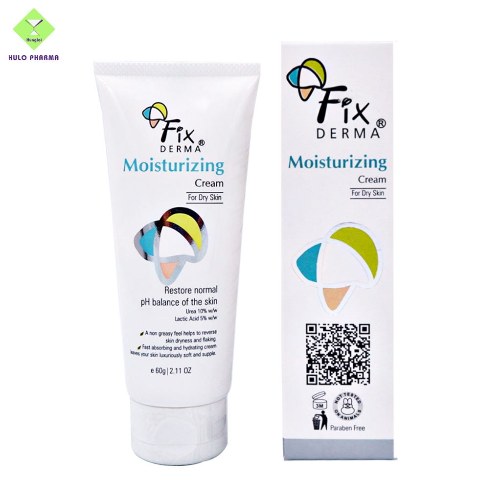 Kem Dưỡng Ẩm Cân Bằng PH Giúp Giảm Khô Và Bong Tróc Da Fixderma Moisturizing Cream 60g