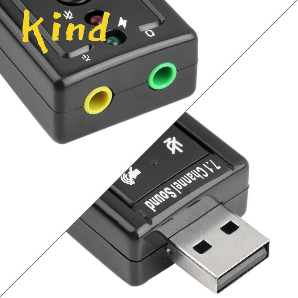 Bộ Chuyển Đổi Âm Thanh Usb 2.0 7.1 | BigBuy360 - bigbuy360.vn