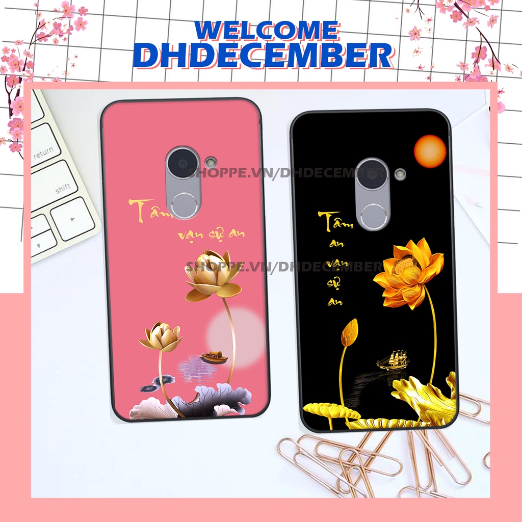 Ốp lưng Huawei Y7 PRIME 2018 in hình thư pháp tâm an vạn sự an ,mã đáo thành công SIÊU CHẤT