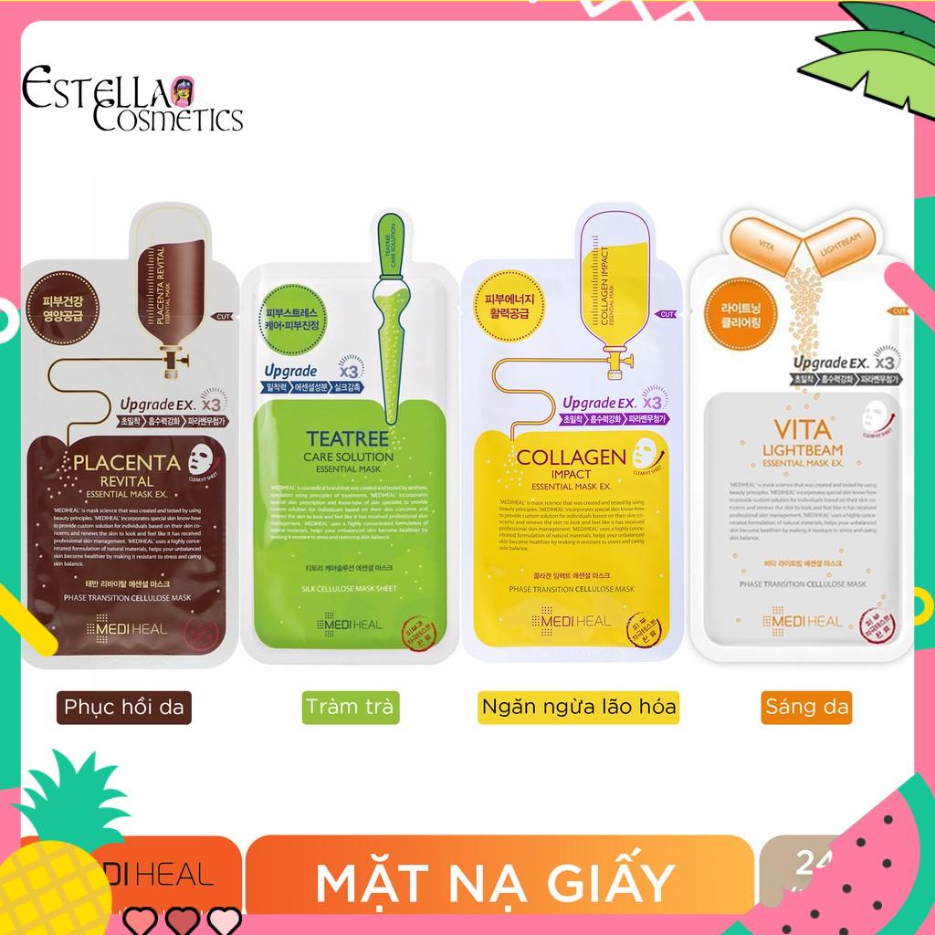 Hộp 10 Miếng Mặt Nạ Dưỡng Da Mediheal Essential Mask EX