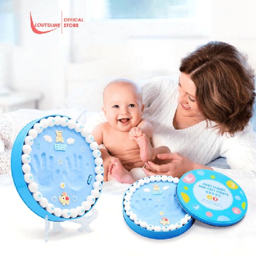 HỘP IN DẤU TAY CHÂN CHO BÉ