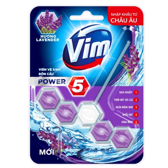 Viên Treo Bồn Cầu Vim Hương Hoa Oải Hương 55g