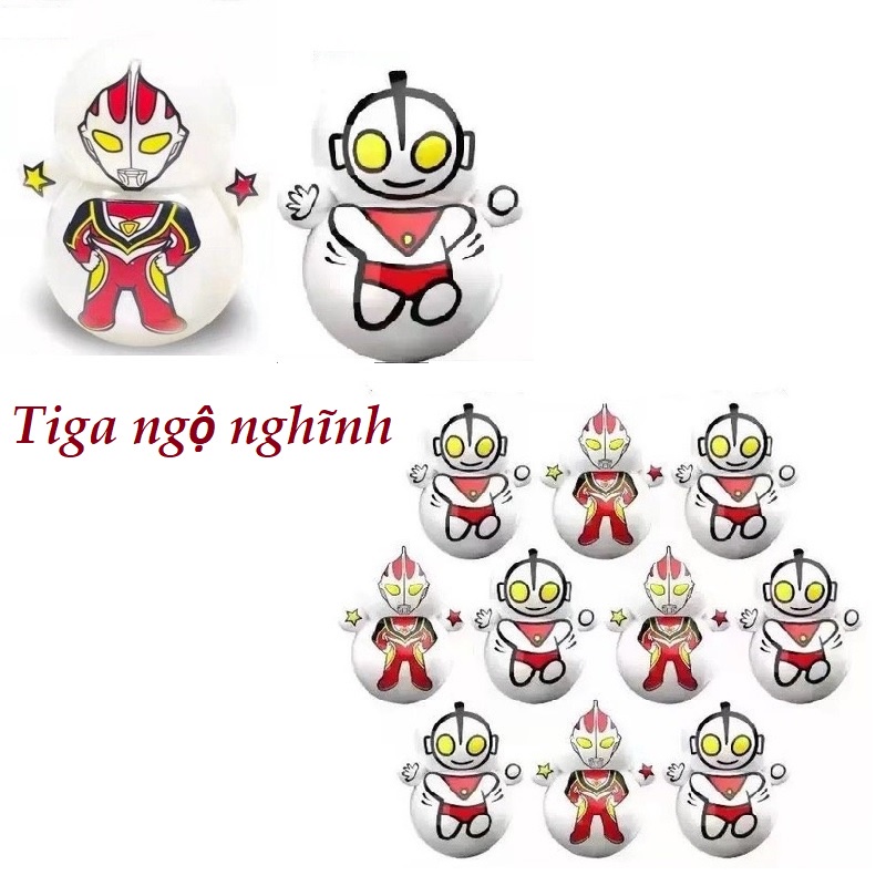 1 Con Lật đật Untraman-tiga mini nghịch ngợm