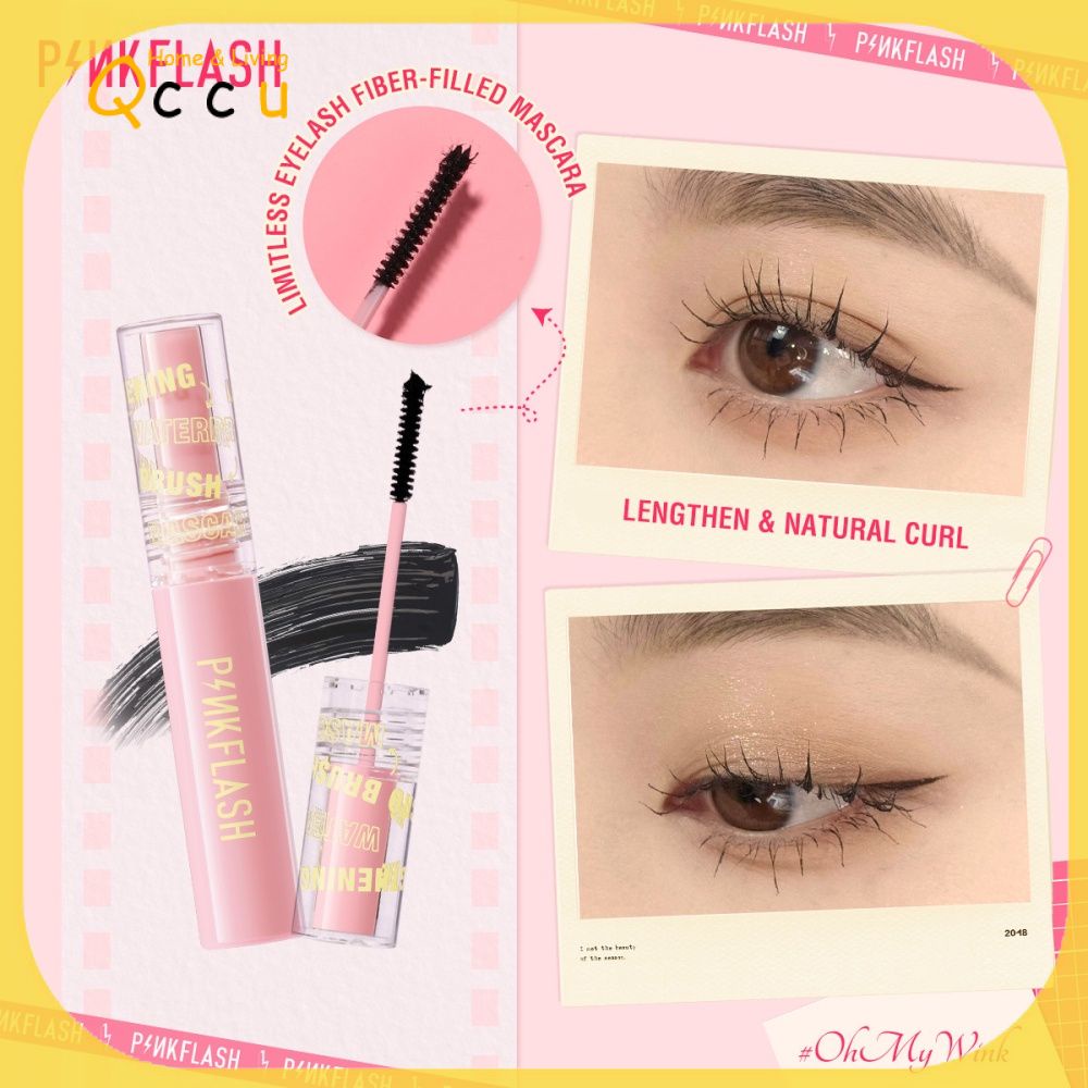 Mascara chuốt mi PINKFLASH #OhMyWink Limit không vón cục dễ sử dụng tạo hiệu ứng búp bê vĩnh viễn
