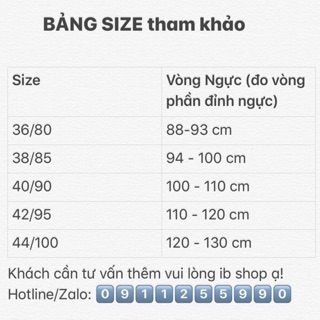 Áo Ngực Cup Ngang Bigsize