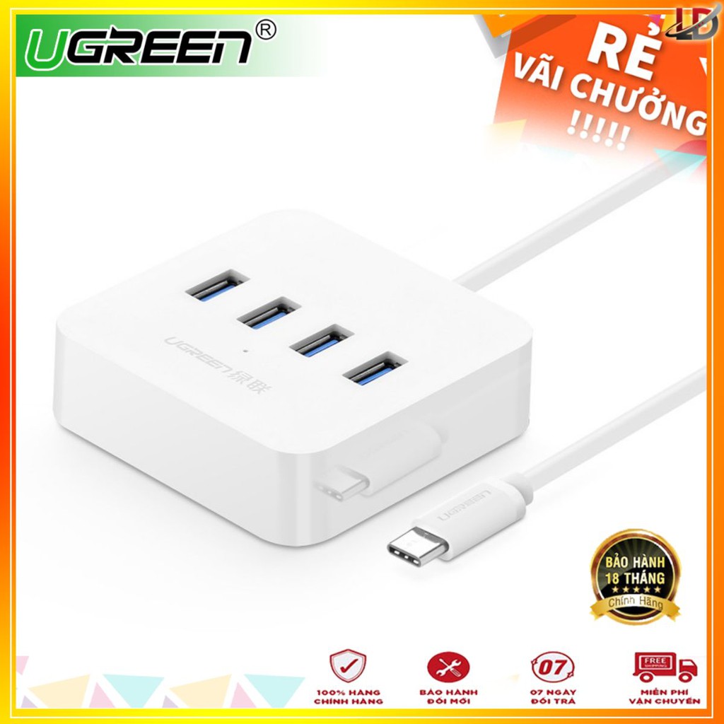 Hub 4 Cổng chia USB-C 3.0 chính hãng Ugreen 30316