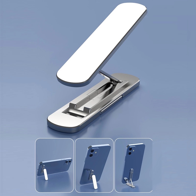 Giá Đỡ Điện Thoại/Máy Tính Bảng Bằng Kim Loại Tự Dính Đơn Giản Tiện Dụng