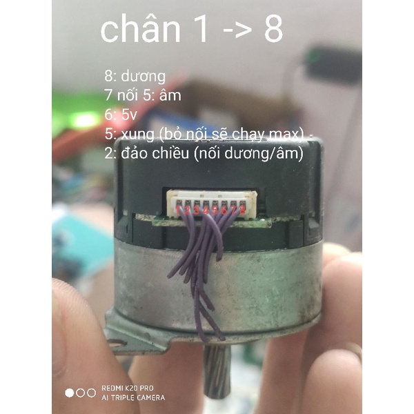 Motor nidec không chổi than 10w