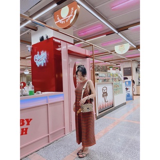 Đầm suông sọc nhỏ TL