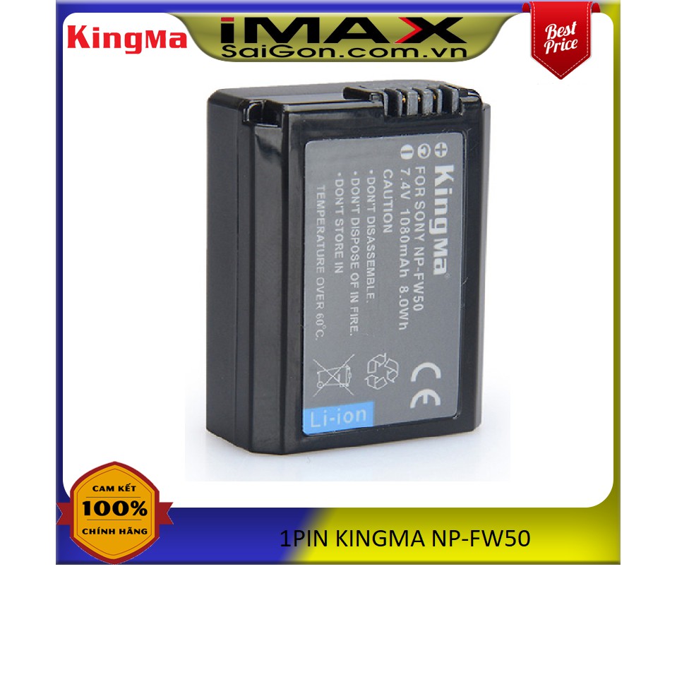 PIN SẠC MÁY ẢNH KINGMA NP-FW50